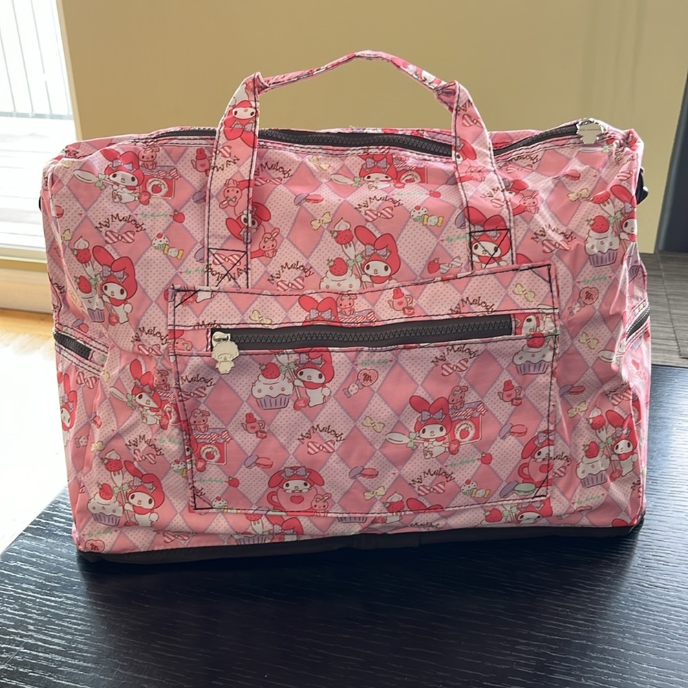 My Melody Travel Foldable Bag with handle - Pink - NWT